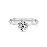 Brilliant Cut Diamond Solitaire Engagement Ring - Dracakis Jewellers